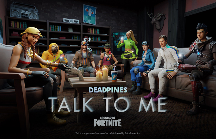 «Поговори со мной» получает кроссовер с творческой интеграционной игрой «Fortnite» «Deadpines: Zombie Survival»